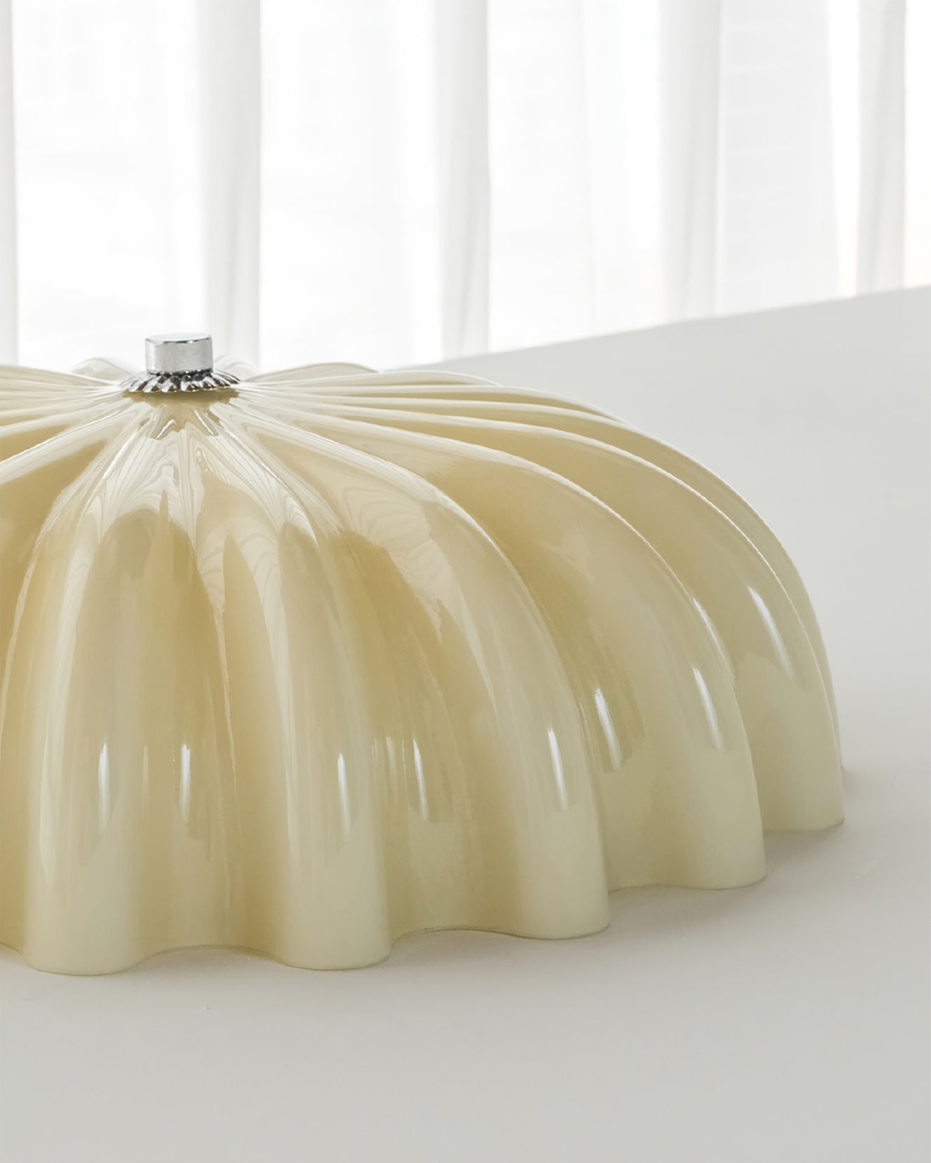Lampe Plafonnier en Verre Pétale | Éclairage Doux et Ambiance Chaleureuse