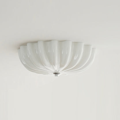 Lampe Plafonnier en Verre Pétale | Éclairage Doux et Ambiance Chaleureuse