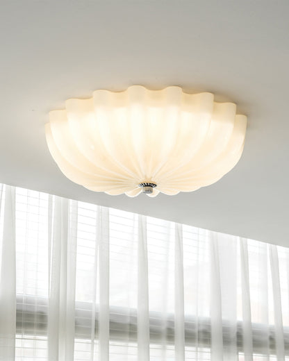 Lampe Plafonnier en Verre Pétale | Éclairage Doux et Ambiance Chaleureuse