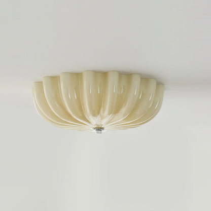 Lampe Plafonnier en Verre Pétale | Éclairage Doux et Ambiance Chaleureuse