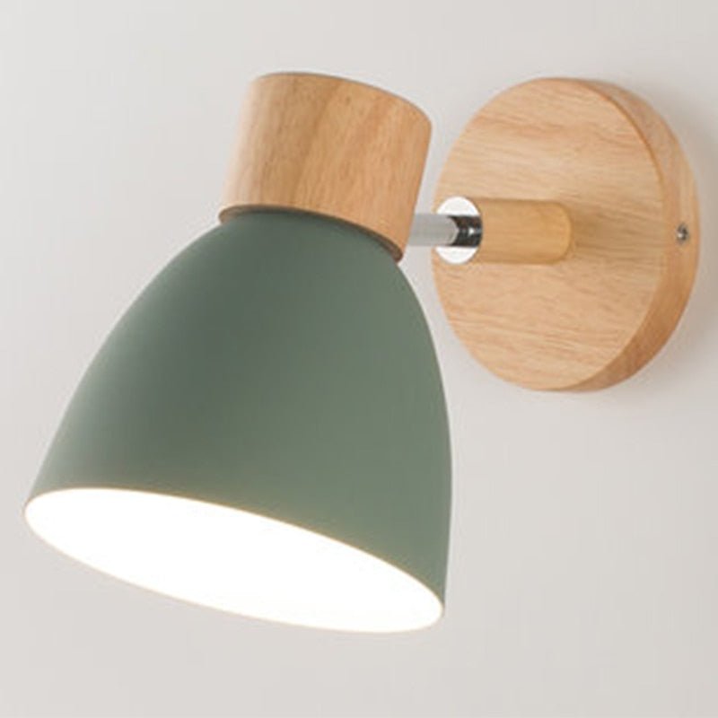 Lampe Murale en Bois et Métal | Style Chaleureux pour Votre Espace