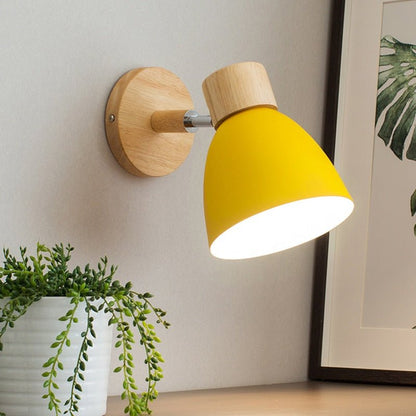 Lampe Murale en Bois et Métal | Style Chaleureux pour Votre Espace