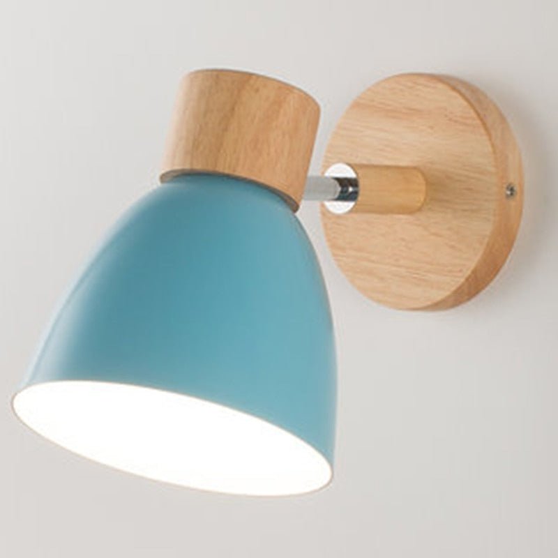 Lampe Murale en Bois et Métal | Style Chaleureux pour Votre Espace