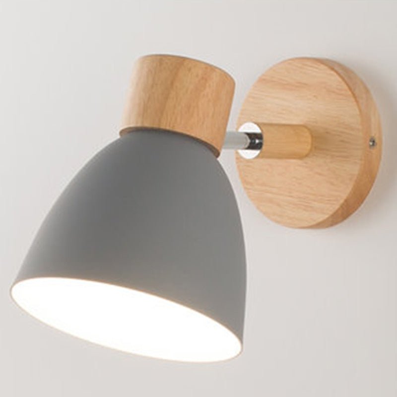 Lampe Murale en Bois et Métal | Style Chaleureux pour Votre Espace