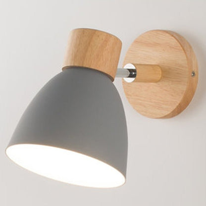 Lampe Murale en Bois et Métal | Style Chaleureux pour Votre Espace