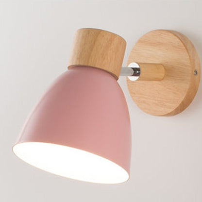 Lampe Murale en Bois et Métal | Style Chaleureux pour Votre Espace