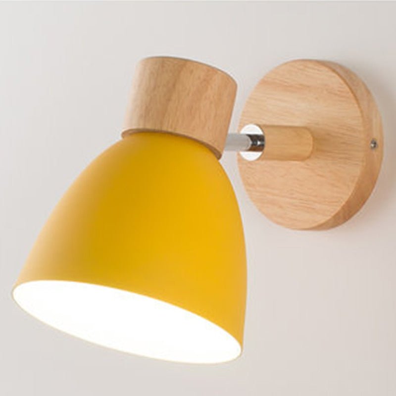 Lampe Murale en Bois et Métal | Style Chaleureux pour Votre Espace