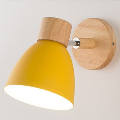 Lampe Murale en Bois et Métal | Style Chaleureux pour Votre Espace