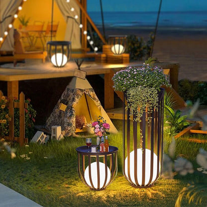 Lampe Solaire de Jardin Étanche | Éclairage LED Énergétiquement Efficace