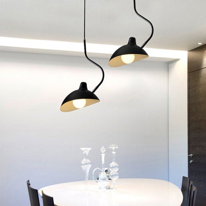 Suspension Métallique Moderne | Élégance Contemporaine et Hauteur Ajustable