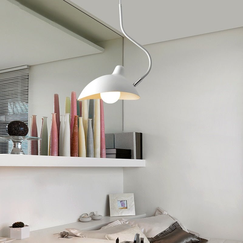 Suspension Métallique Moderne | Élégance Contemporaine et Hauteur Ajustable