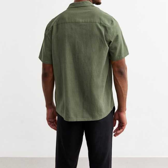 Chemise verte pour homme