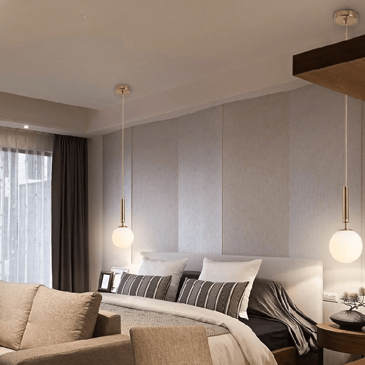 Lampe Suspendue Moderne en Laiton | Éclat Intemporel et Design Raffiné