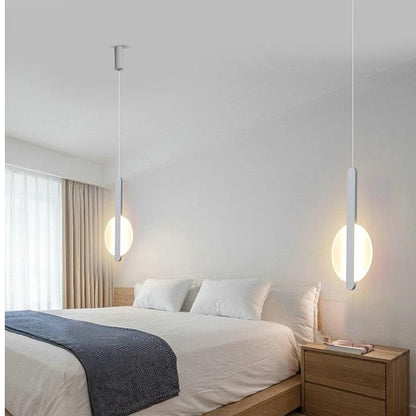 Lampe Suspendue LED Élégante | Couleurs de Lumière Changeables et Design Sophistiqué