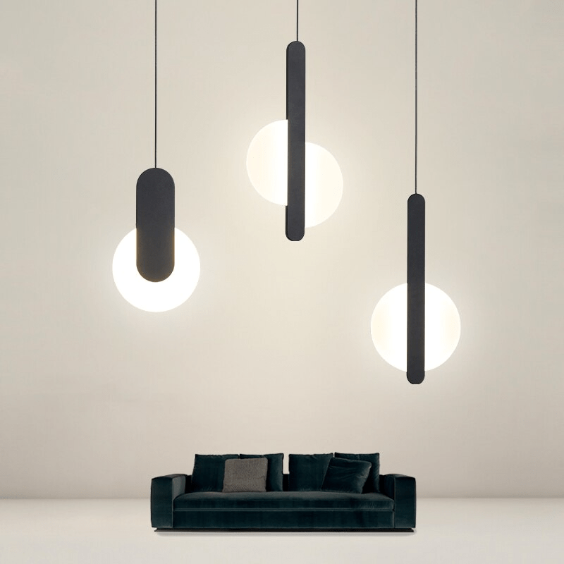 Lampe Suspendue LED Élégante | Couleurs de Lumière Changeables et Design Sophistiqué