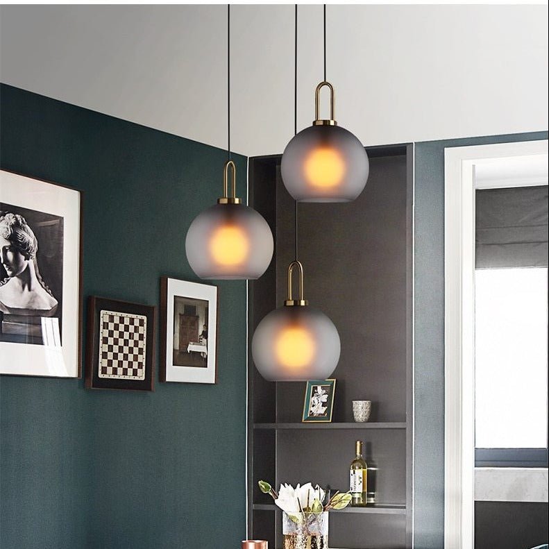 Lampe Suspendue en Verre | Élégante et Ajustable pour Intérieurs Modernes
