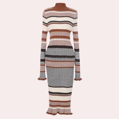 Robe Tricotée Femme | Confort et Style avec Coupe Flatteuse