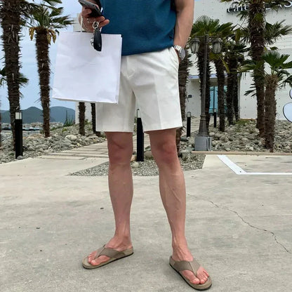 Bermuda Shorts en Coton Distingué | Élégance et Confort pour Été