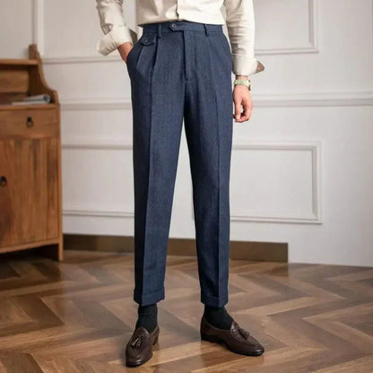 Pantalon de Costume en Laine | Élégance Intemporelle et Confort Luxueux