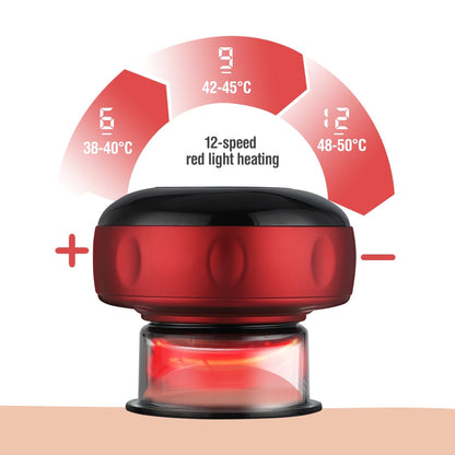 Machine de Thérapie par Ventouses Électrique | Aspiration Dynamique et Chauffage Rouge