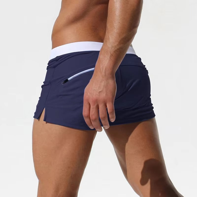 Short de Bain Taille Basse pour Homme | Tissu à Séchage Rapide et Poche Pratique