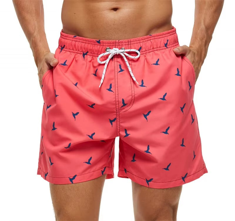 Shorts de Bain Imprimés Tropicaux | Style Hawaii et Confort Léger