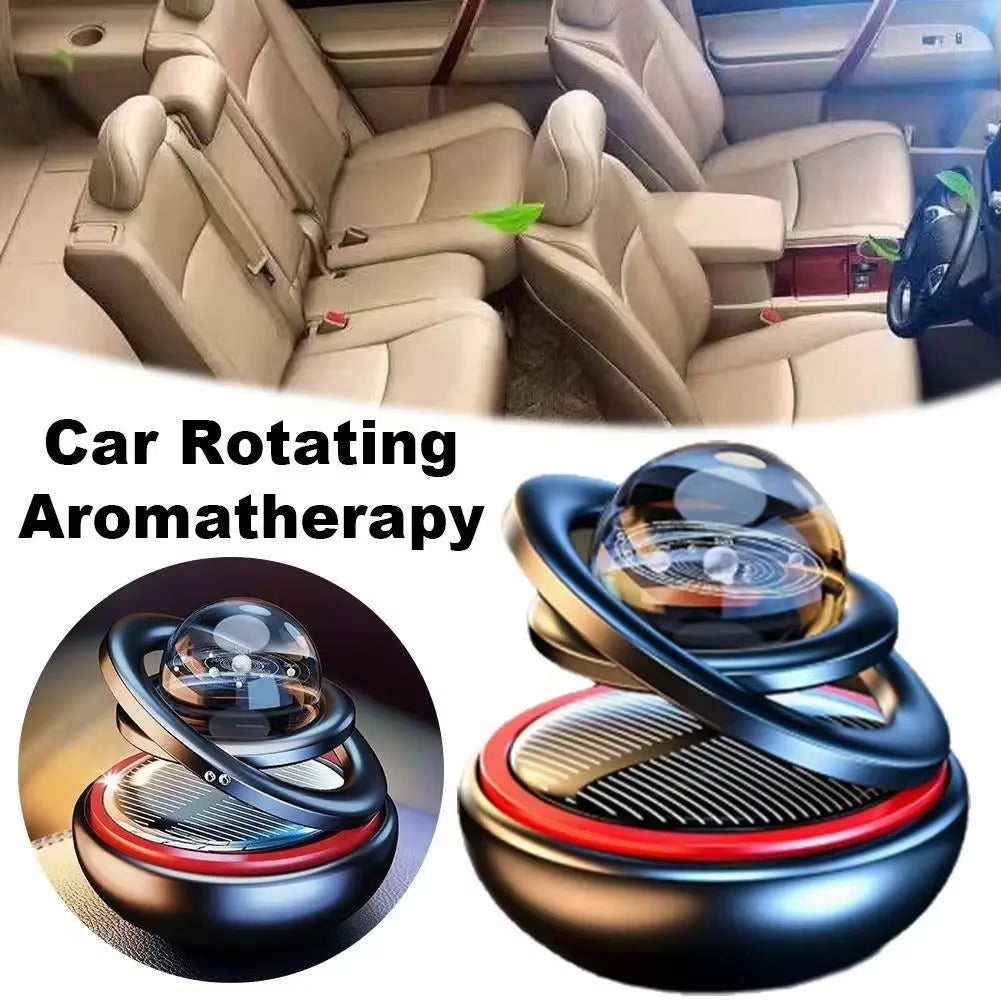 Ornement d'aromathérapie pour Voiture | Cristal Solaire Rotatif et Élégant