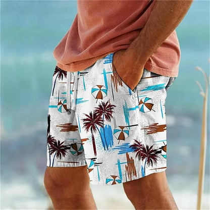 Shorts Hawaïens Imprimés 3D | Confort Tropical et Style Estival