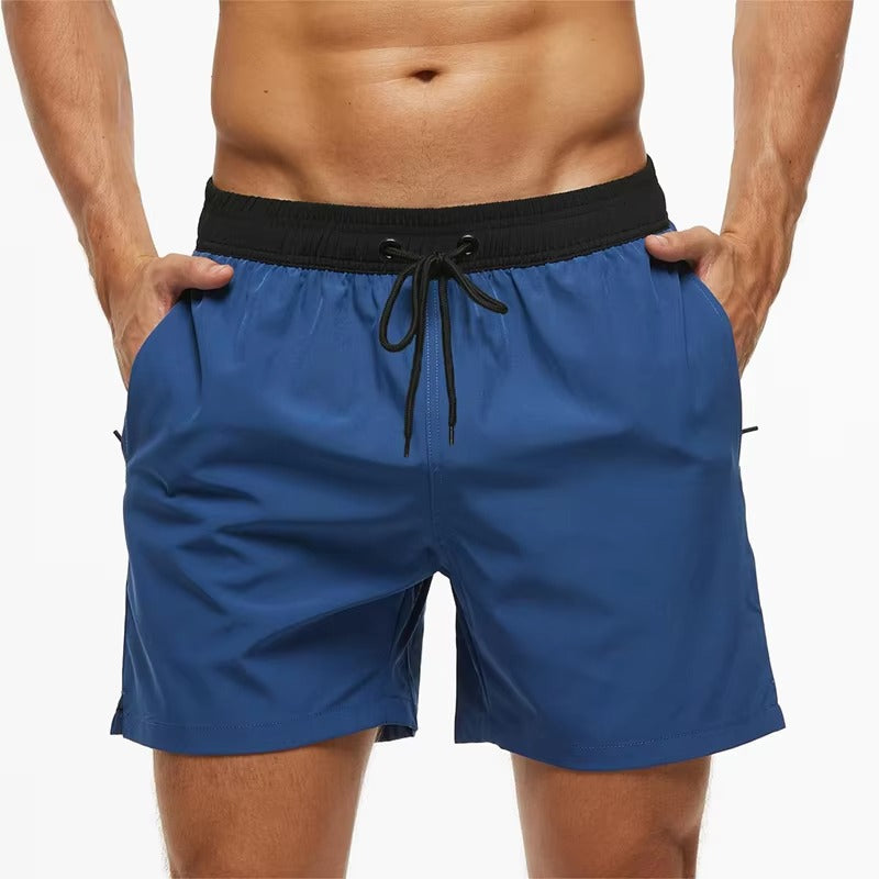 Shorts de Gym et de Plage | Séchage Rapide avec Poches Zippées