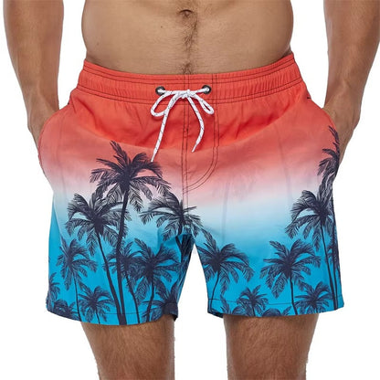 Shorts de Bain Imprimés Tropicaux | Style Hawaii et Confort Léger