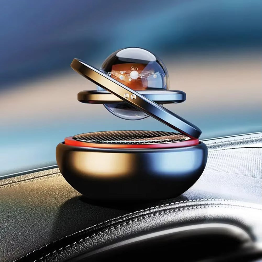 Ornement d'aromathérapie pour Voiture | Cristal Solaire Rotatif et Élégant