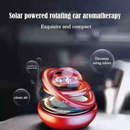 Ornement d'aromathérapie pour Voiture | Cristal Solaire Rotatif et Élégant