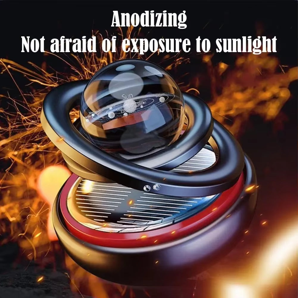 Ornement d'aromathérapie pour Voiture | Cristal Solaire Rotatif et Élégant
