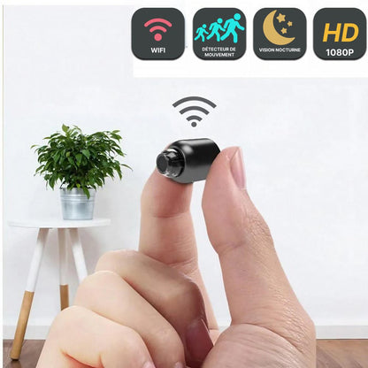 Mini Caméra Espion Sans Fil – Contrôle à Distance et Enregistrement HD