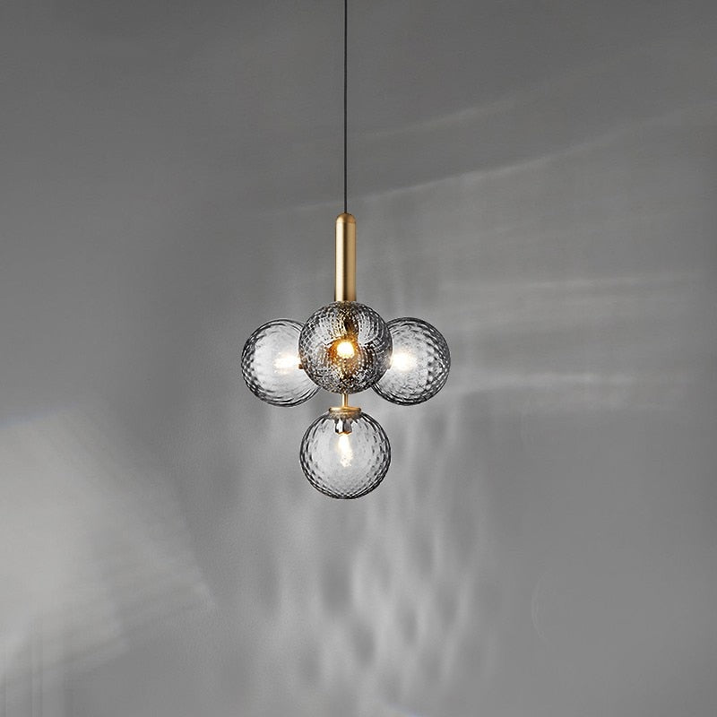 Suspension en Verre et Aluminium | Élégance Contemporaine pour Votre Espace