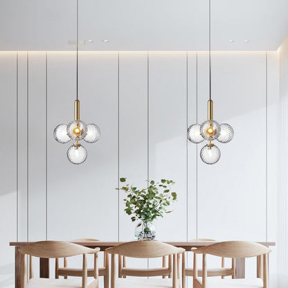 Suspension en Verre et Aluminium | Élégance Contemporaine pour Votre Espace