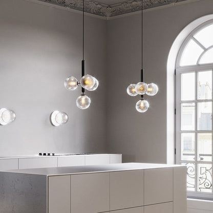 Suspension en Verre et Aluminium | Élégance Contemporaine pour Votre Espace