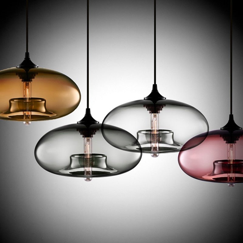 Suspension en Verre Élégante | Design Raffiné et Polyvalent