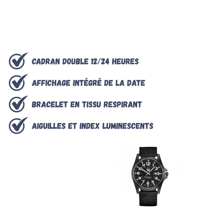 Montre de randonnée résistante et étanche pour homme | Montevall