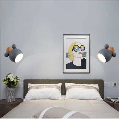 Lampe Murale Souris LED | Décoration Colorée pour Chambre d'Enfant