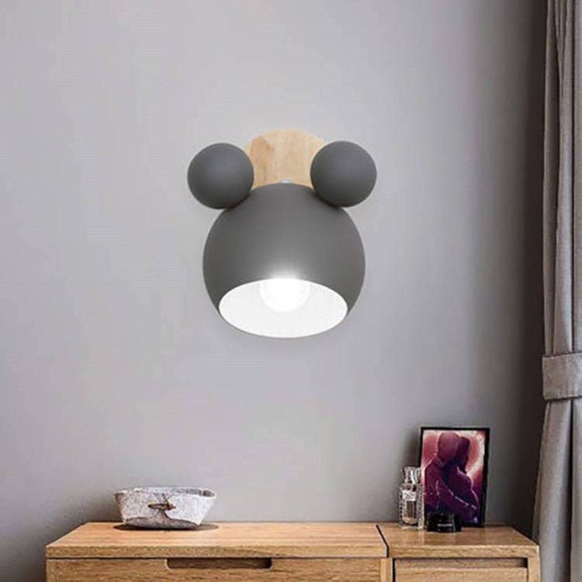 Lampe Murale Souris LED | Décoration Colorée pour Chambre d'Enfant