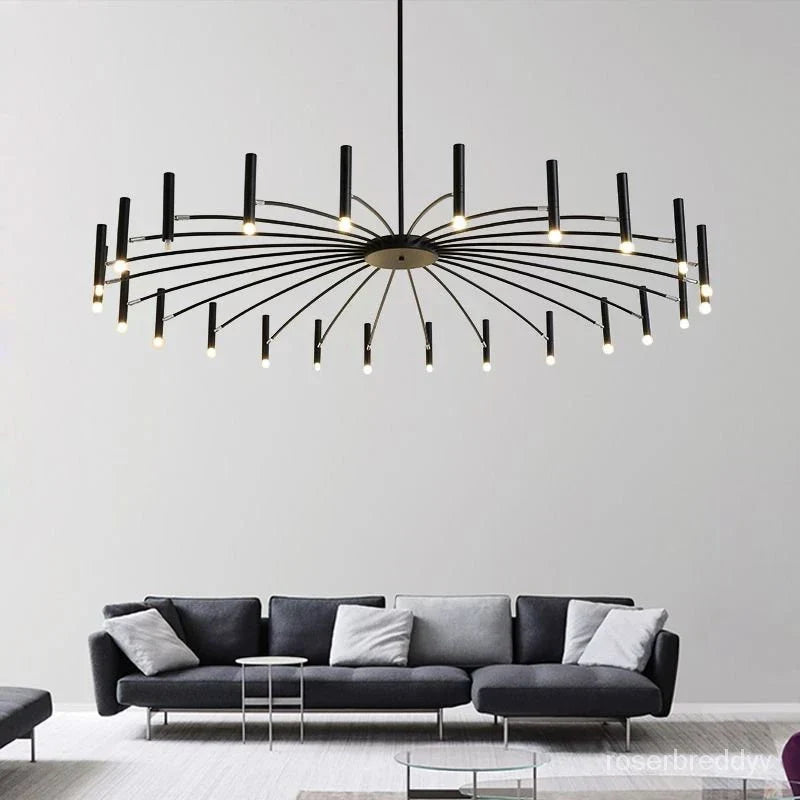 Lustre LED Moderne avec Têtes Réglables | Élégance et Efficacité Énergétique