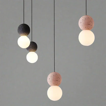 Lampe Suspendue Géométrique en Verre | Éclairage Chaleureux et Élégant
