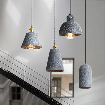 Lampe Suspendue en Béton Design | Élégance Industrielle et Cordon Réglable