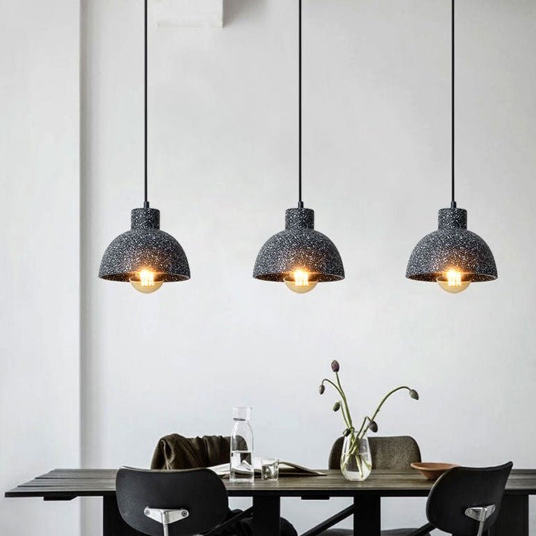 Lampe Suspendue en Béton Design | Élégance Industrielle et Cordon Réglable