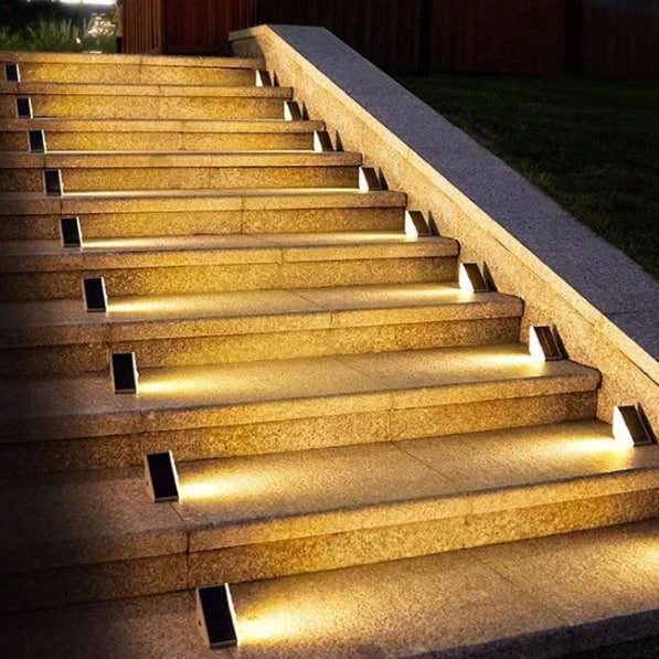 Lumières Solaire pour Escaliers | Éclairage LED Économe et Résistant aux Intempéries