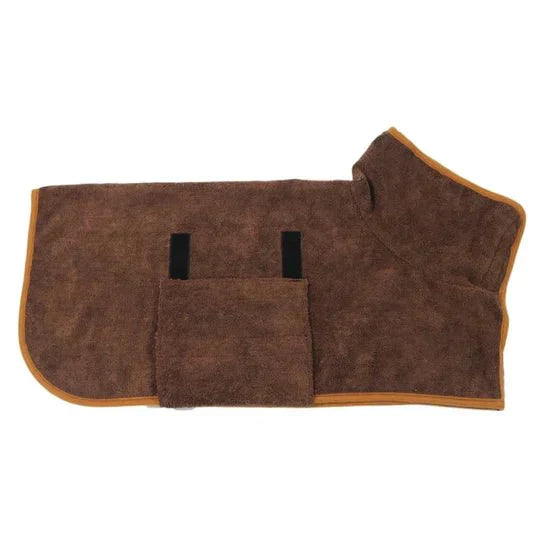 Robe de Bain pour Chien | Ajustable, Séchage Rapide et Élégant