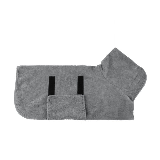Robe de Bain pour Chien | Ajustable, Séchage Rapide et Élégant