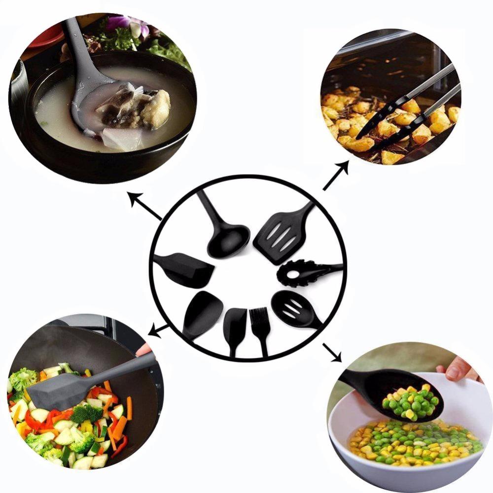 Lot de 10 ustensiles en silicone Cooking Access