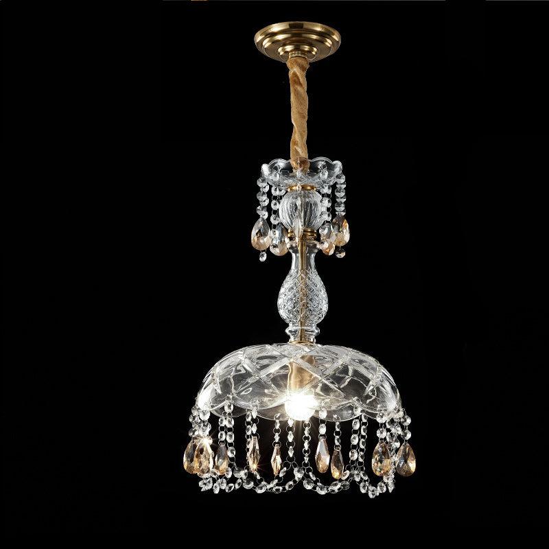 Lustre en Cristal de Luxe | Artisanat Unique et Design Élégant